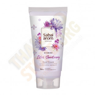 Lotus Sanctuary Hand Cream (Sabai Arom) 75 g.