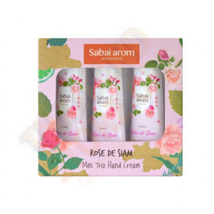 Rose de Siam Hand Cream Mini Trio Set (Sabai Arom) 30 g. x 3 pcs.
