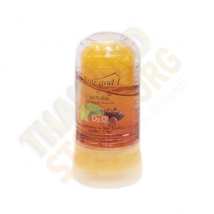 Deodorant for the body crystal with Curcuma and Carambol (You and I) - 80g.