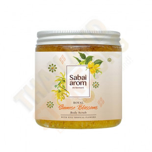 Соляной скраб для тела Сиамские цветы (Sabai Arom) - 300гр.