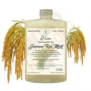 Aromatherapy salt soak Jasmine Rice Milk scent (H-Hom) - 600g.