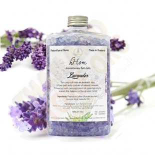 Aromatherapy salt soak Lavender scent (H-Hom) - 600g.
