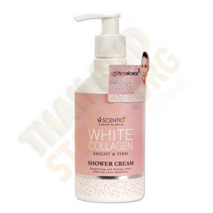 White Collagen Bright & Firm Shower Cream (SCENTIO) - 250ml.