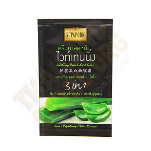Cream face mask from acne with Aloe Vera (SUPAPORN) - 12g.