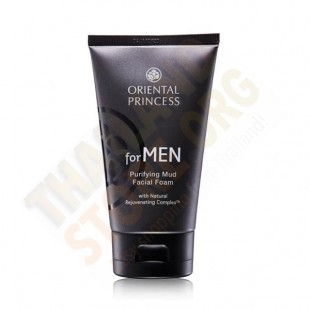 For MEN Purifying Mud Facial Foam (Oriental Princess ) - 100g.