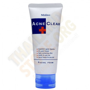 Acne Clear Facial Foam (Mistine) - 85g.