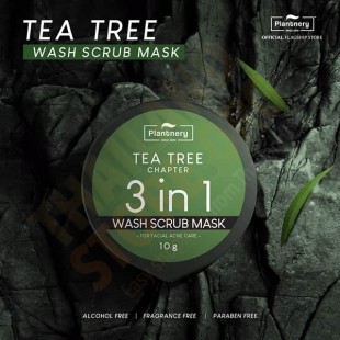Plantnery Tea Tree 3 in 1 Wash Scrub Mask 10 g