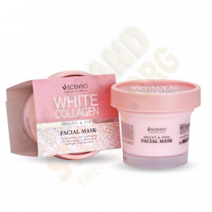 White Collagen Bright & Firm Facial Mask (Scentio) - 100ml.