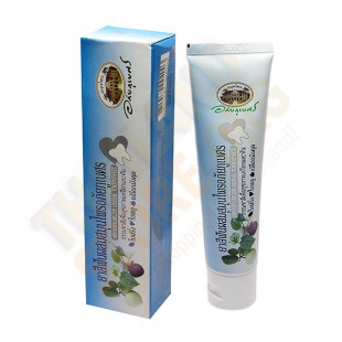 Natural Brown herbal toothpaste with mangosteen (ABHAIBHUBEJHR) - 70g.