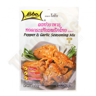 Thai dish of garlic and pepper seasoning for chicken (Lobo) - 30g.