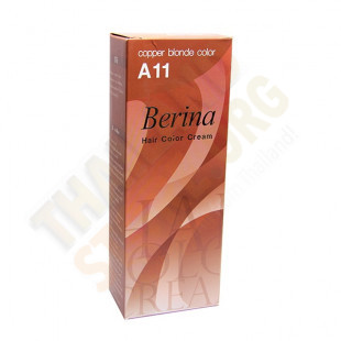 Крем краска для волос медный блондин - A11 (Berina) - 60гр. 