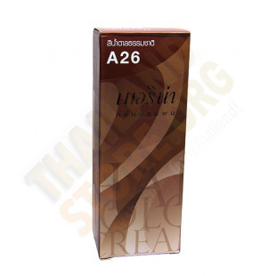 Крем краска для волос натуральный коричневый - A26 (Berina) - 60гр. 