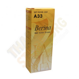 Крем краска светлый блонд для волос - A33 (Berina) - 60гр. 
