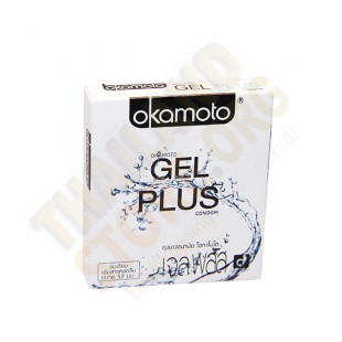 Condoms Japanese super durable GEL PLUS (Okamoto) - 2pcs.