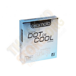 Condoms Japanese super strong Dot De Cool (Okamoto) - 2pcs.