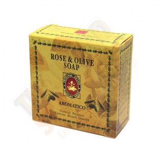 Мыло с экстрактом розы и оливковым маслом (Madame Hange) - 125гр.