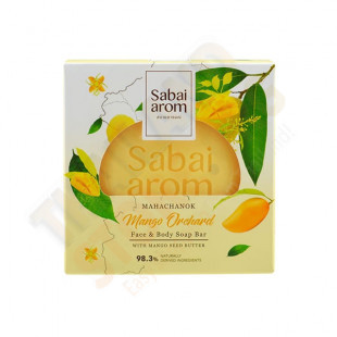 Mango Orchard Face & Body Soap Bar (Sabai Arom) - 100g.