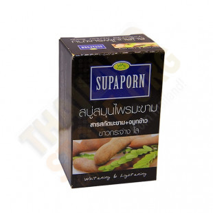 Soap with tamarind and oil of rice sprouts (Supaporn) -100g.
