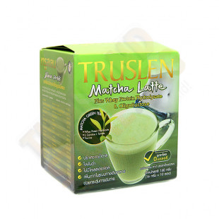 Green tea with proteins (Truslen Matcha Latte) - 10 bags