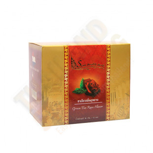 Green tea with petals of tea-rose (Siam Health Herbs) - 30 bags.