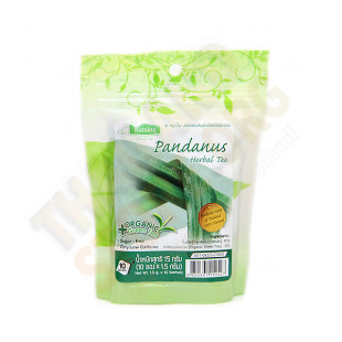 Tea with Pandanus and green organic (Raming) - 10 bags.