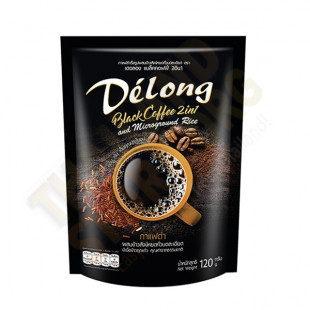 Black Coffee 2in1 and Micro-ground Rice (Delong) - 120 g.