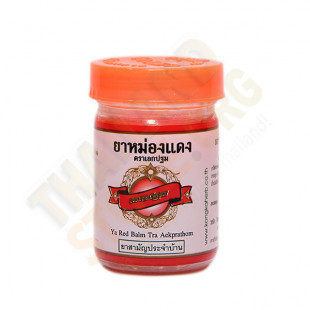 Thai red balm Tra Aekprathom (Kongka herb) - 50g.