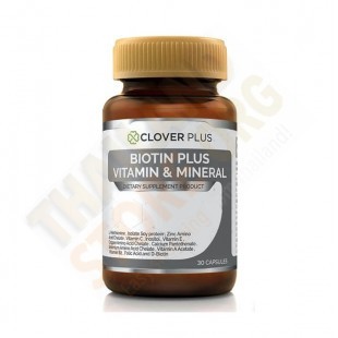 Clover Plus Biotin Plus Vitamin & Mineral 30 capsule