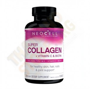 Коллаген для питания кожи и суставов высокого качества Collagen Plus C 6000mg with Biotin  (Neocell)  90 таб.