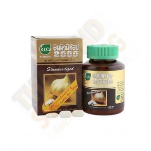 Capsules with garlic extract 2000+ (Khaolaor) - 100 tabl.
