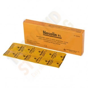 Tablets from the common cold Nasolin  (Thaipharamed) - 10 pcs.