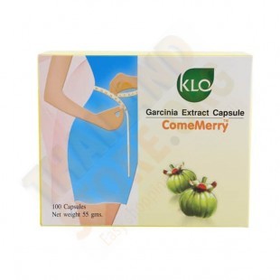 Garcinia Extract Capsule ComeMerry (Khaolaor) - 100 capsules.
