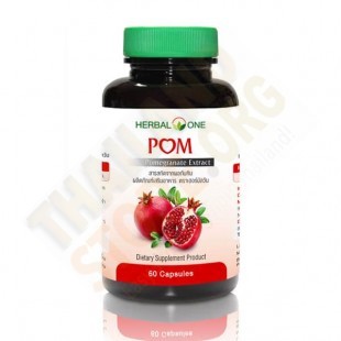 Экстракт Граната POM Pomegranate Extract  (Herbal One) - 60 капс.