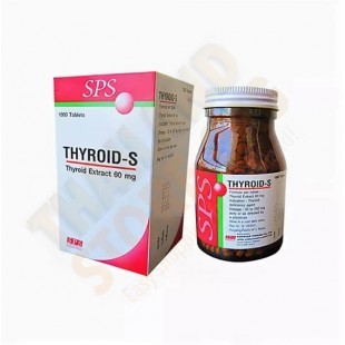 Натуральные щитовидные железы THYROID S 60 мг - 500 capsul.