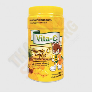 Vita-C Vitamin C Pineaple Flavor (1,000 Tablet :1 Bottle)