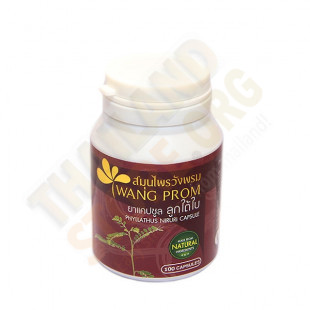 Luk Tai Bai Phytopreparation for the treatment of liver diseases (Wang Prom) - 100 capsules.