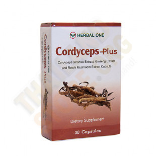 Cordyceps Capsules Plus + (Herbal One) - 30pcs.