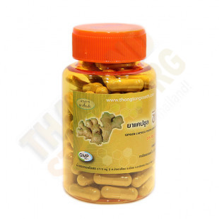 Фитопрепарат Имбирь лекарственный (Thongtong Brand) - 100 капсул.