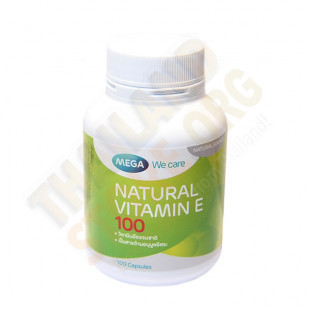 Натуральный витамин Е 100мг (MEGA) - 100 капсул.