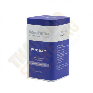 PROBAC7  Lactic Acid Bacteria Combination 6 Probiotics + 1 Prebiotic (Interpharma) - 10 sachets.