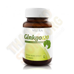 Ginkgo 120mg (Vistra) - 30 tablets.