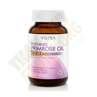 Evening Primrose Oil 1000mg Plus Vitamin E  (Vistra) - 45 capsules.