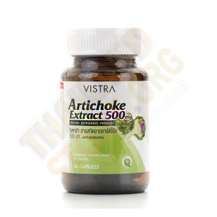 Artichoke Extract 500 mg (Vistra) - 30 capsul.