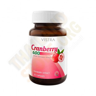 Cranberry 600 mg (Vistra) - 30 capsul.