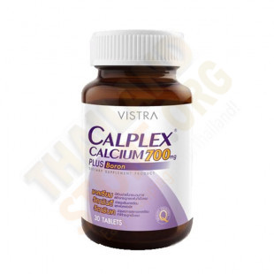 Calplex Calcium 700 mg Plus Boron (Vistra) - 30 tablets.