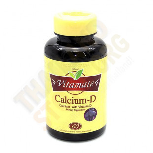 Calcium D 600mg (Vitamate) - 60 tab.