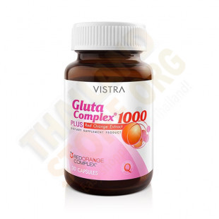 Gluta Complex 1000 Plus Red Orange Extract (Vistra) - 30 capsul.