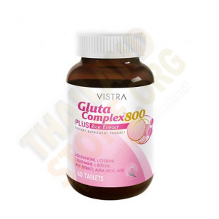 Gluta Complex 800mg Plus Rice Extract (Vistra) - 60 tab.