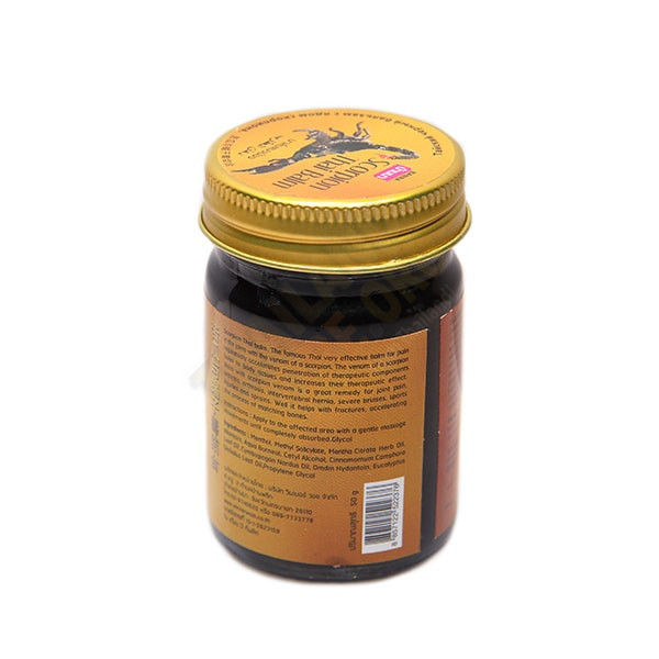 Тайский бальзам с черным скорпионом. Banna Scorpion Thai Balm тайский бальзам с ядом скорпиона 50 мл. Бальзам массажный Scorpion Black Balm черный с ядом скорпиона, 50 г. Banna бальзам тайский Скорпион черный, 50г.