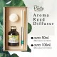 Peppermint  Aromatherapy Reed Diffuser (Pinto Natural) -  50 ml.